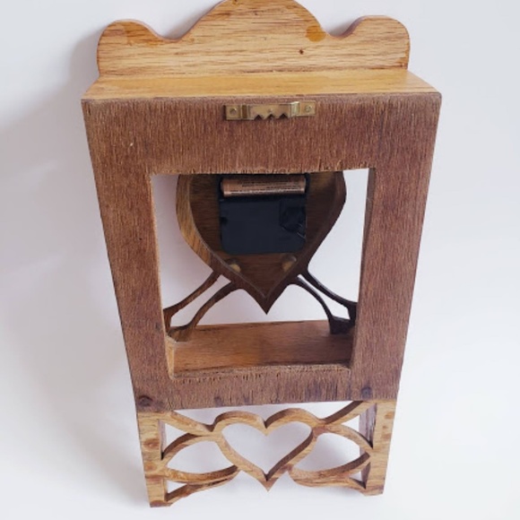 HAND MADE WOODEN CARVED WALL clocks - Picture 5 of 8